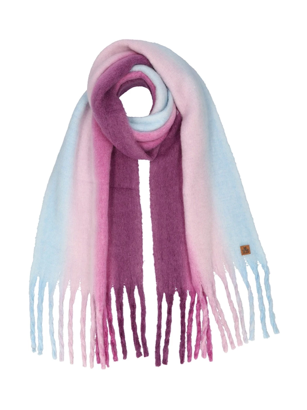 Mirage striped scarf